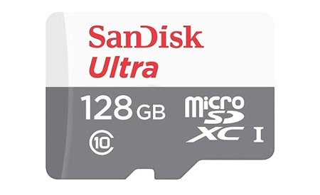 SanDisk Cartão microSDXC Ultra 128GB 80MB/s