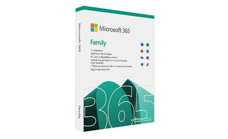 Pacote Office Microsoft 365 Family