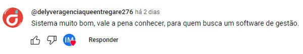 Depoimento de cliente da IM Sistemas