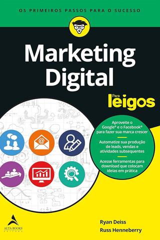 Capa do Livro Marketing Digital Para Leigos