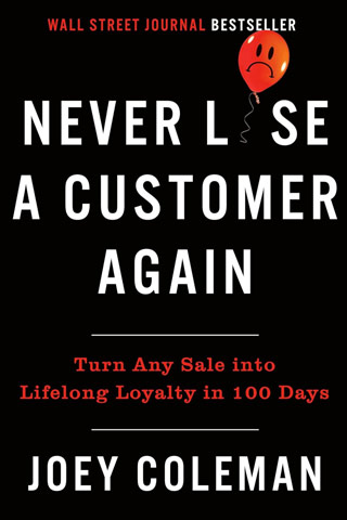 Capa do Livro Never Lose a Customer Again (resumo em Português)